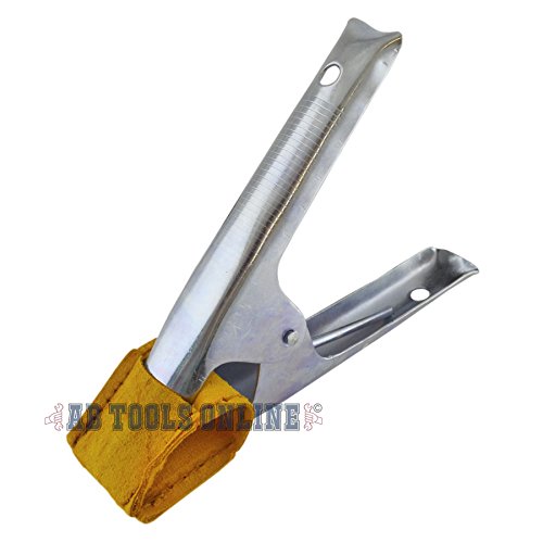 Clips en métal durables à couvercle de protection en cuir pour pinces 6" - 5