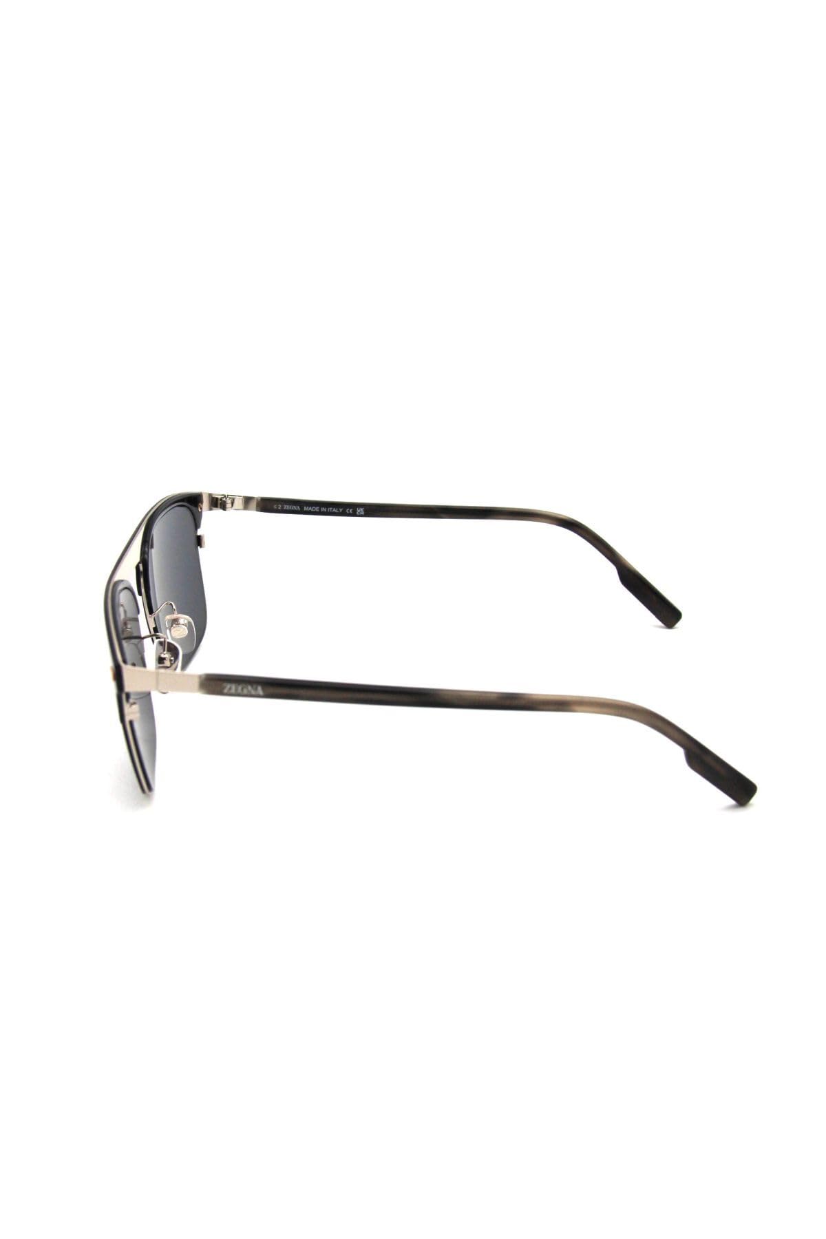 Zegna EZ0216-H 20A Sonnenbrille, Unisex, Erwachsene, mehrfarbig (mehrfarbig), Einheitsgröße