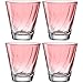 Produktbild LEONARDO HOME Twist Trinkglas, 4er Set, Rot, 215 ml, Spülmaschinenfest, Konisch, Glas, 9 x 8.5 cm
