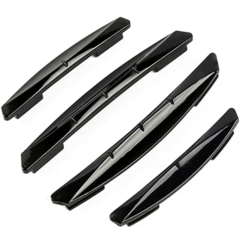 4 Pièces Autocollant Protection de l'impact pour Voiture, Protection Portières Voiture, Voiture Bord de Porte Protection, Porte de Voiture Pare Protection, Universel, pour Auto/Camion/SUV (Noir) Cover