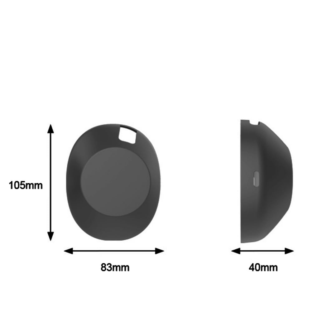 Custodia in silicone antisudore WH-1000XM6 per cuffie, antigraffio per protezione auricolari e guscio, leggera e impermeabile, facile da pulire, confezione da 2, colore nero