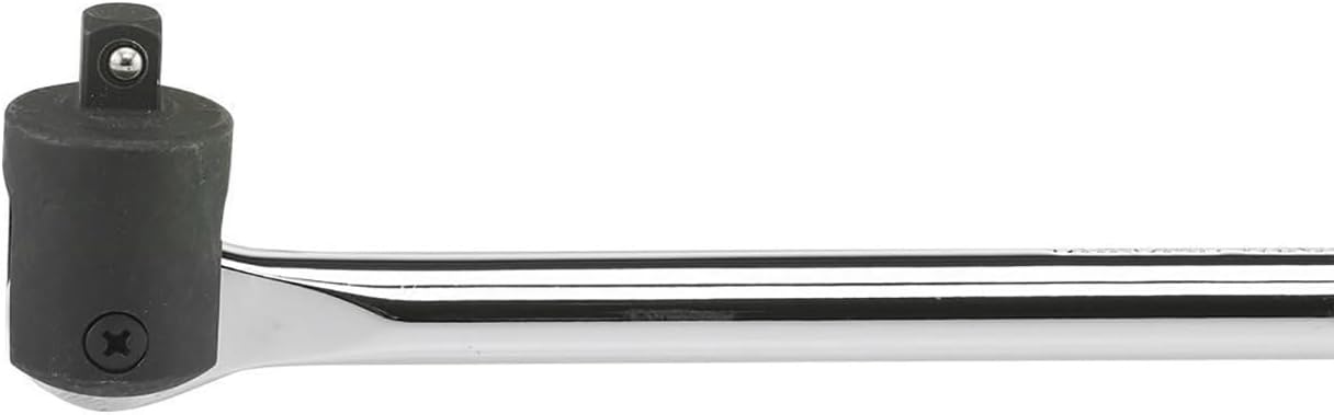 Neiko 00338A 3/8-Inch-Drive Premium Breaker Bar, 15 Inches Long, Nut Breaker Bar, 180-Degree Flex Cr-Mo Head with Cr-V Steel Construction