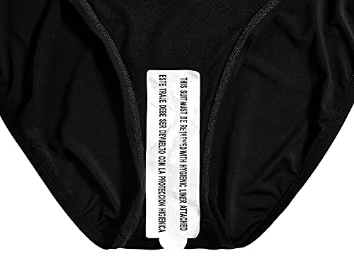 Hilor Women's One Piece Swimsuits Tummy Control V Neck Bathing Suit Ruched Swimwear Black 10 #TOP7