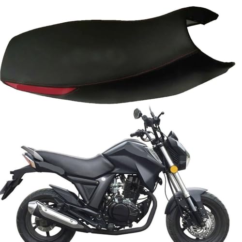 Sièges moto coussin de selle en PU noir KPMINI150