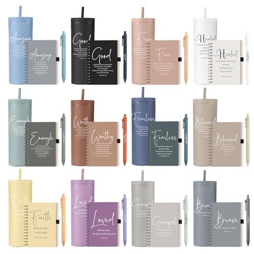 Kit cristiano para mujer que reduce el estrés con frases de la Biblia
