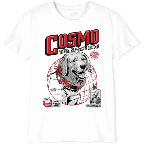 Marvel Bogugamts149 Camiseta, Blanco, 14 años para Niños