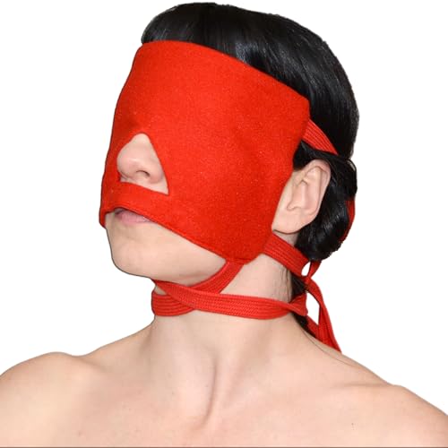 Masque opaque pour les yeux ergonomique qui ne glisse pas pendant le bondage
