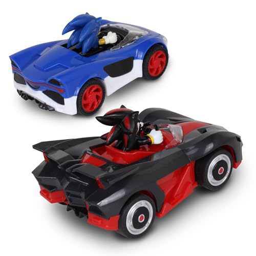 NKOK Sonic y Shadow 2pk Pull Backs - Cross Worlds miniatura 2