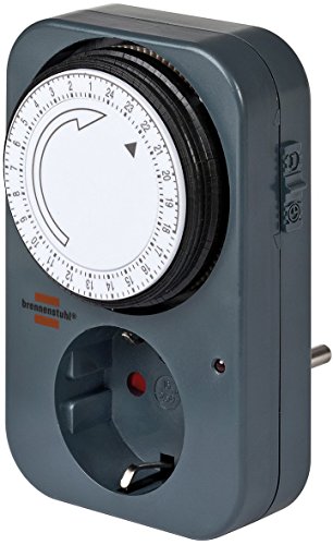 Preisvergleich Produktbild Brennenstuhl Mechanische Zeitschaltuhr MZ 20, 1506450 (3 Stück, Schwarz)