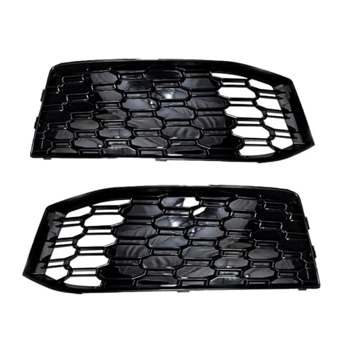 Grille de phare antibrouillard avant Audi A4 B9 S-Line 16-18 noir brillant nid d'abeille