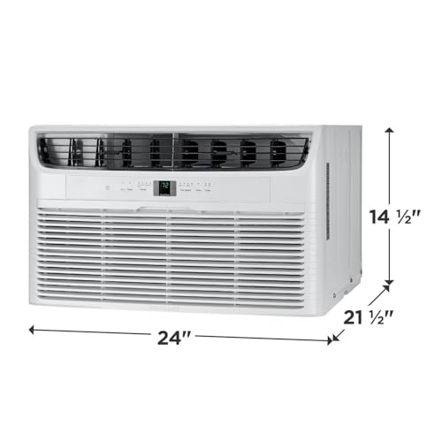 Image of Frigidaire 14,000 BTU Wall Air Conditioner with Heater, Dehumidifier, Fan | 230V, 10600 BTU Heater, Dehumidifier, Fan, Quiet Energy Efficient, for Home Heating Cooling, Cools Rooms Up To 700 Sq Ft