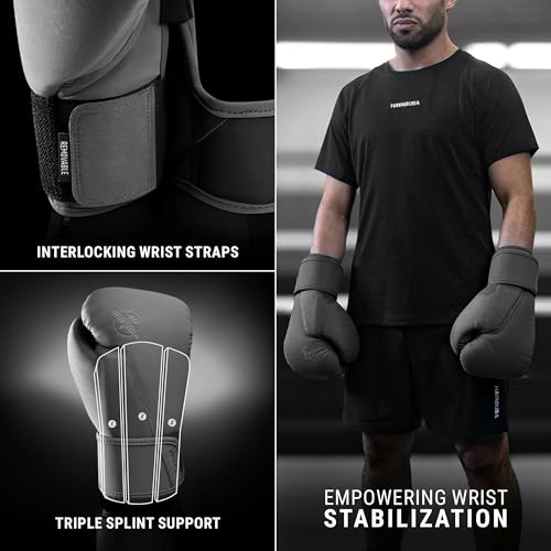 Image of Hayabusa T360 Boxing Gloves - Revolutionary Hand Ergonomics | Empowering Wrist Support | Single or Dual Strap Closure | Training, Sparring, Heavy Bag - 10 oz 12 oz 14 oz 16 oz 18 oz