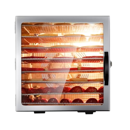 Máquina desidratadora de alimentos de 8 camadas de aço inoxidável, secador de alimentos, secador de
