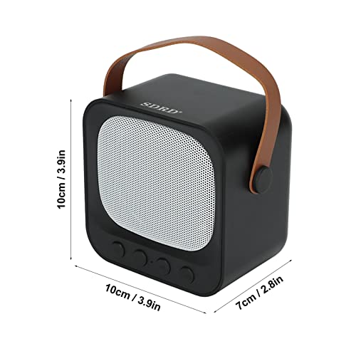 Alomejor Máquina de karaokê, alto-falante Bluetooth para karaokê, ajuste de agudos graves com microf
