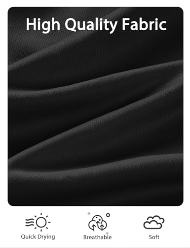 Image of Somaibo Boys Athletic Shorts, Kids Basketball Quick Dry Mesh Short for Youth Soccer Gym Sports Running