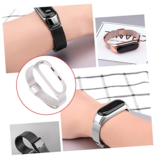 Correa de repuesto cómoda y resistente de acero inoxidable para pulsera 7