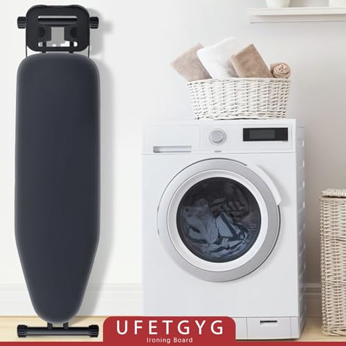 UFETGYG Ironing Board, Metal Panel Iron Board |43" X 13" W/with Iron Rest | Full Metal Construction| Height Adjustable | Heat & Scorch Resistant Fabric | Anti-Skid Feet | Heavy Duty| Easy to Fold by UFETGYG - Image 7