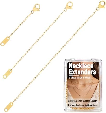 Amazon.com: 3 Pcs Necklace Extenders for Women, 2