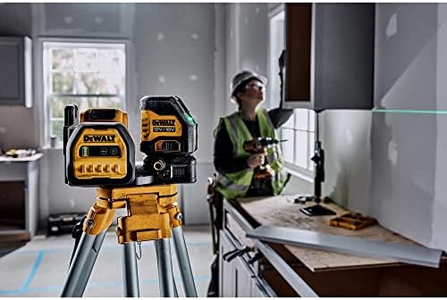 DEWALT 2-Way Self Levelling Cross Line Green Beam Laser with Battery XR 12V 2.0Ah Li-Ion and Charger DCE088D1G