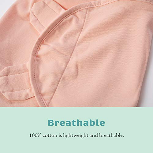 Image of Cuddle Club Swaddles for Newborns - Baby Swaddle Blanket for Boys & Girls - Adjustable Hook-and-Loop Cotton Wrap for Newborn 0-3 & 3-6 Months with hat