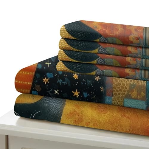 Housse de couette 200x200 microfibre hypoallergénique parure lit imprimé lama 3D léger
