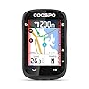 COOSPO Computer per bicicletta GPS con touchscreen colorato CS600, Bicicletta wireless impermeabile IPX7 con Bluetooth/ANT+, navigazione per percorso, supporta radar per bicicletta & autonomia 36H