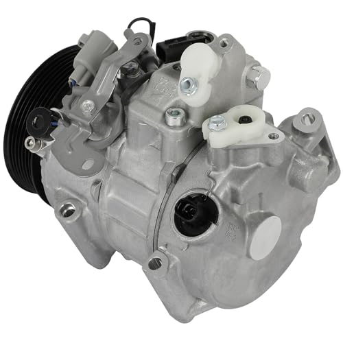 Image of SCITOO 2012-2017 AC Compressor for Toyota Camry 3.5L A /C Compressor for Avalon 2013-2018, for Sienna 2014-2016, for Lexus ES350 2012-2018, for RX350 2010-2015 Fast Cooling Air Conditioner Compressor | Fast Cooling, Ultra Low Noise (≤72 dB) Air Conditioner Compressor for Summer, With Clutch, 58199 57199 977012C600