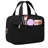 Poches multiples : Cette trousse de toilette de voyage en velours côtelé comprend un compartiment principal et une poche avant. Le compartiment principal comporte trois compartiments permettant de trier vos articles par catégorie pour un accès facile lors de vos déplacements.