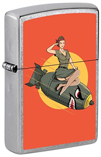 Encendedor Zippo Pin-up Girl Street Chrome 81290 miniatura 1