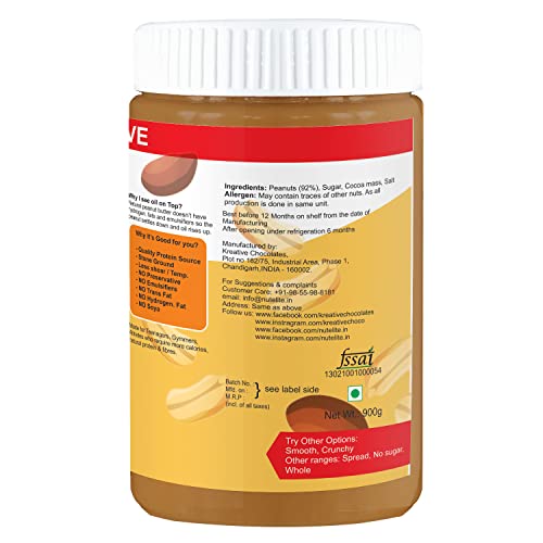 Image of Nutelite Peanut butter (Pro Health) - Chocolatey 900g (Non-GMO, Gluten Free, Vegan)