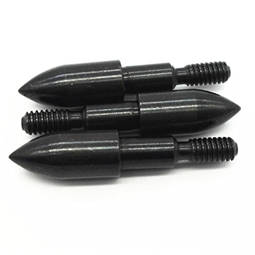 Jjzs 12Pcs 100 Grain Field Points 5/16 Inch Target Practice Crossbow Points Screw In Arrow Tips For Compound Bow And Recurve Bow Hunting Shooting #TOP6