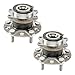 Torchbeam 512333 Pair Rear Wheel Hub Bearing Assembly for 2007-2017 Jeep Patriot, 2007-2017 Jeep Compass, 2007-2008 Dodge Caliber, 4WD/AWD 5 Lugs