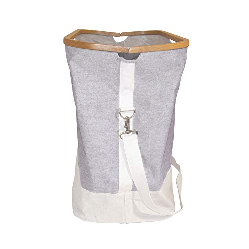 Franz Müller Flechtwaren Bag, FB Blanco, Plástico, Gris/Beige, 53 x 33 x 55 cm Cover