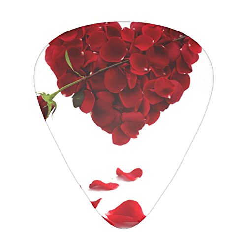 Médiator de guitare en forme de pétales de fleurs – 12 médiators tendance et durables – Dans une boîte pour ukulélé, guitare électrique et basse - Les Beatles, Paul McCartney, John Lennon, RIngo Starr, George Harrison Médiator de guitare en forme de pétales de fleurs - 12 médiators tendance et durables - Dans une boîte pour ukulélé, guitare électrique et basse