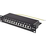 Modulträger mit 12 RJ45-Ports