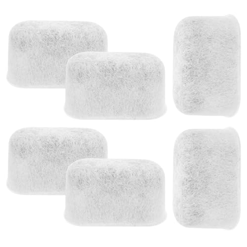 ASAKKURA Filtro de Agua de Carbón Activado para Cafetera, Paquete de 6 Unidades, Bolsas de Filtro de Material No Tejido, Accesorio Compatible para Purificar Agua y Mejorar Sabor en Uso