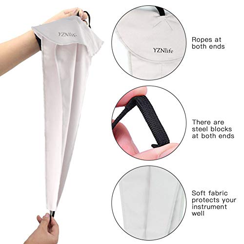 YZNlife Saxophone Cleaning kit with Case for Clarinet Flute and other Wind & Woodwind Struments Including Thumb Rest Cushion Reed Case Mouthpiece Brush Mini Screwdriver Cleaning Cloth