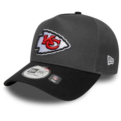 Gorra Kansas City Chiefs New Era E-Frame ajustable color carbón talla única