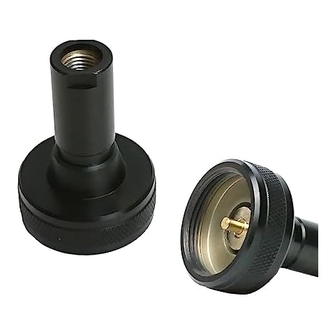 UngSung GenY NMO to 3/8-24 Thread Antenna Adapter Mount Made Whole Heavy Duty Solid Brass with Black Chrome-Plated for CB Ham Two Way Amateur Device Cover