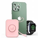 HUOTO Small Portable Charger for iPhone,5000mAh Ultra-Compact Charging Power Bank for Apple Watch 9/Ultra2/8/Ultra/7/6/Se/5/4/3/2/1, iPhone14/13/12/11/8/7/6 /Airpods More