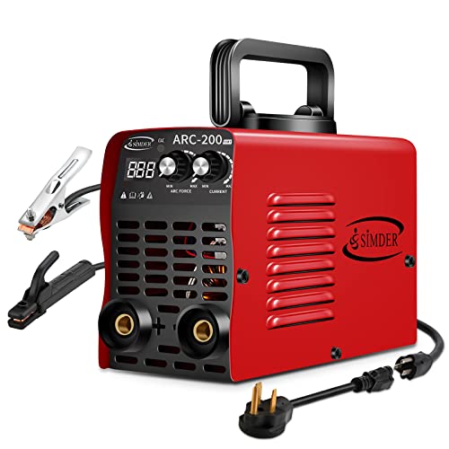 S SIMDER Arc Welder 130Amp 110V 220V Stick MMA Welding Machine IGBT Digital Smart VRD Hot Start fits Below 3.2mm Welding rods