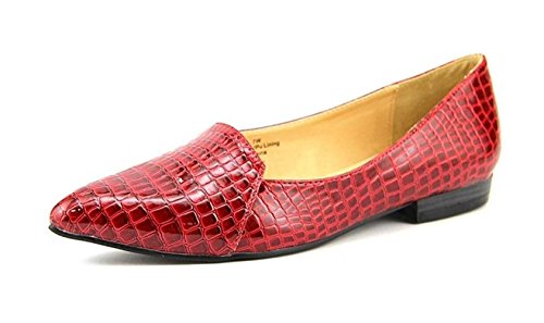Bellini Flora - Women's - Casual Comfort Flat Red Croc - 6 Medium