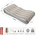 LANGWEI Gray,Air Mattress with Built in Pump, Self Inflating Sofa Lawn Airbed | Portable Lounger Couch Chair with Carry Bag for Camping Guests Hiking
