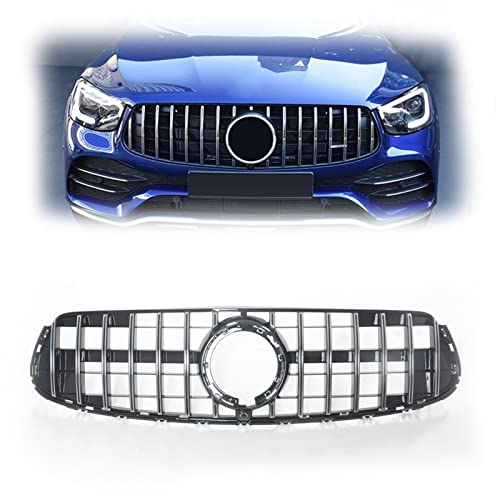 Grille de calandre avant Benz GLC 2020 pare-chocs supérieur argent style GT X253