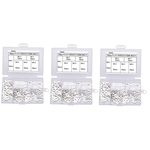 Arandelas de cobre Mobestech fijación para conectores eléctricos y aparatos de iluminación 300pcs
