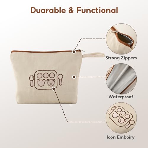 Set de 7 organizadores para pañales y accesorios de bebé miniatura 4