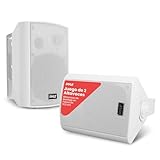 Pyle Sistema de par de Altavoces, Blanco