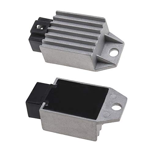 OTOTEC Spannungsregler, Gleichrichter, 12 V, 4-polig, kompatibel mit GY6-Motor, 50 cc, 125 cc, 150 cc, Moped, Roller, ATVs, Gokarts Buggy, Dirt Bikes
