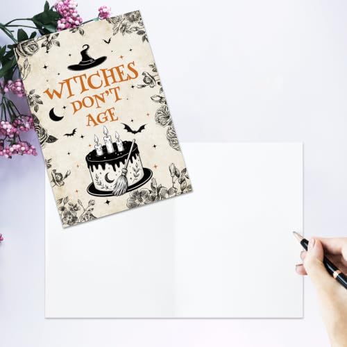 GVMGVM Funny Witch Halloween Birthday Card for Best Friend - image 4