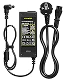【Spécifications】Entrée : CA 100-240 V, 50-60 Hz, Sortie : 19 V 2,53 A (max.) ; Compatible avec les courants de 2,1 A, 1,7 A, 1,6 A, 1,3 A et 1,2 A ; Dimensions du connecteur : 6,5 mm × 4,4 mm; Contenu inclus : 1 x Alimentation 19V compatible avec LG Electronics, 1 x Câble d'alimentation, 1 x Manuel d'utilisation.